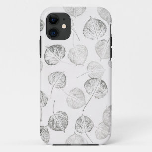 Aspen Leaves Black and White © Sandy Long Case-Mate iPhone Case