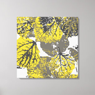 aspen leaves canvas print