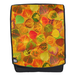 Aspen Leaves collage solid medley seamless 1 Backpack