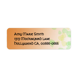 Aspen Leaves Fantasy Address Label