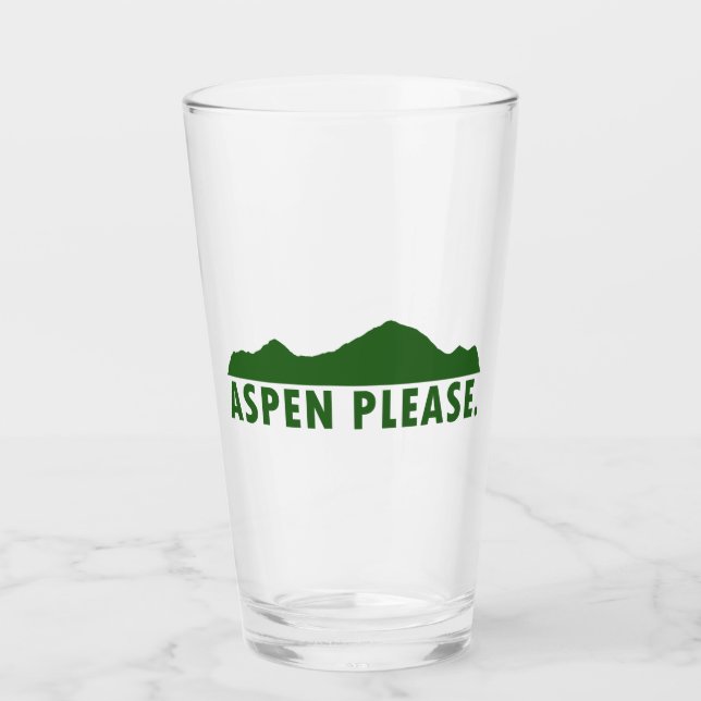 Aspen Please Glass (Front)