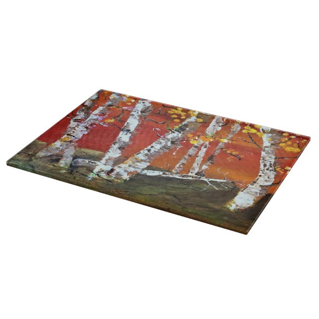 Aspen Serenity Glass Cutting Board (Corner)