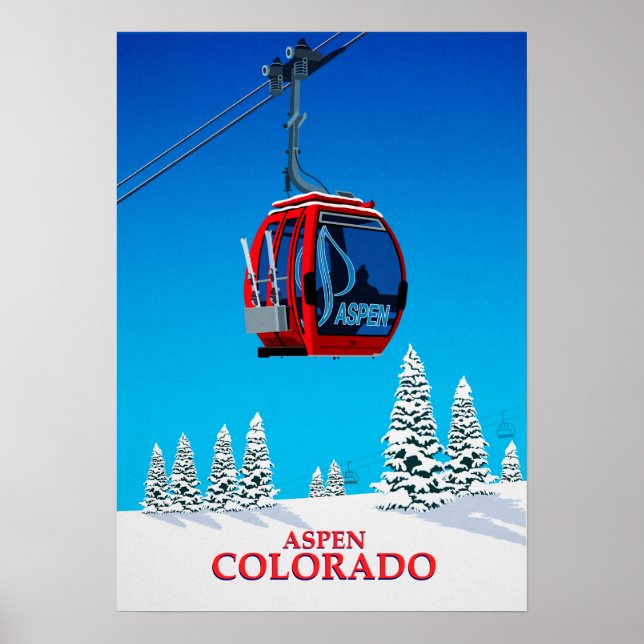 Aspen Ski Poster (Front)