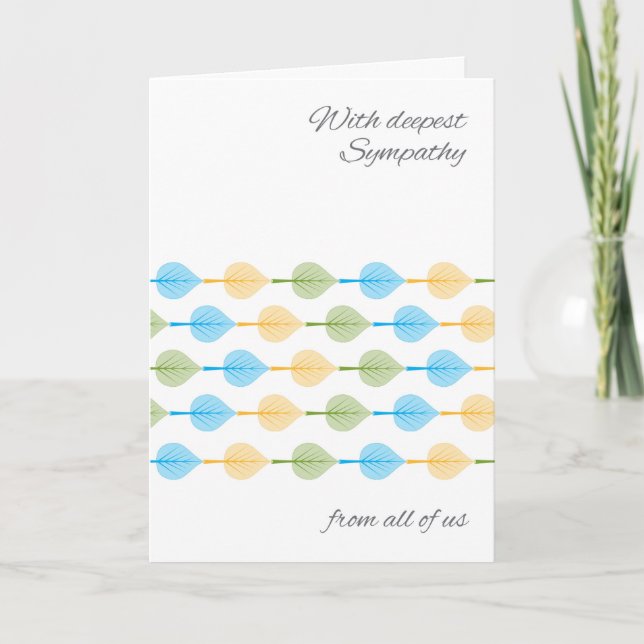 Aspen Sympathy from Group Business or Personal Card (Front)