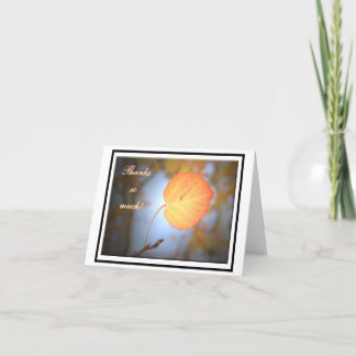Aspen Thank You Note Card