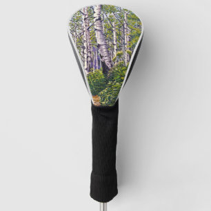 Aspen Tree Forest Purple Green Golf Head Cover