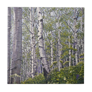Aspen Tree Forest Tile