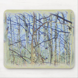 Aspen tree mousepad