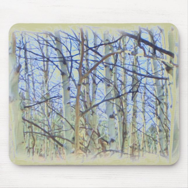 Aspen tree mousepad (Front)
