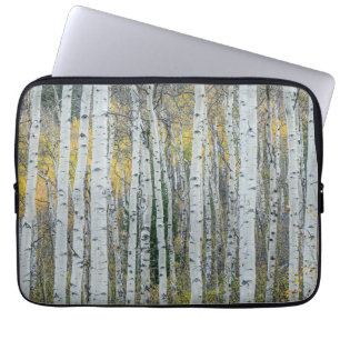 Aspen Tree Trunks   Aspen, Colorado Laptop Sleeve