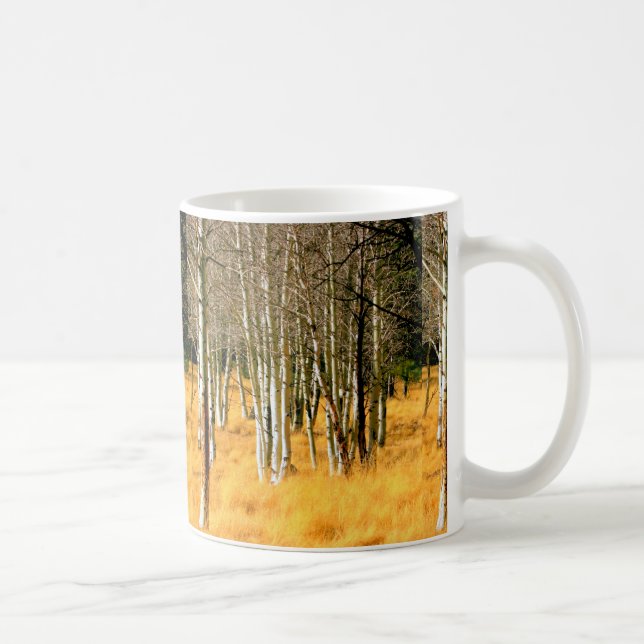 aspen trees coffee mug (Right)