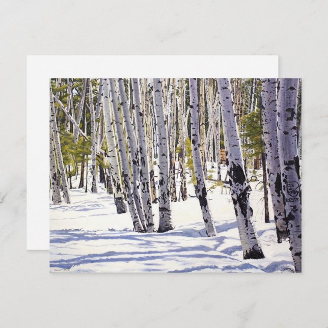 Aspen Trees in the Forest Card (Front/Back)