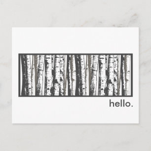 aspen trees postcard