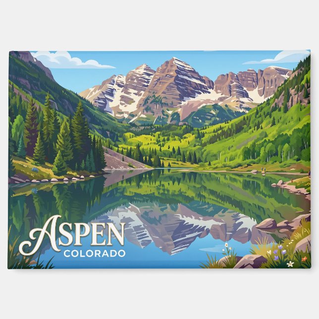 Aspen USA Magnet (Front)