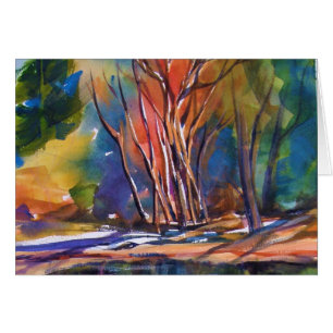 Aspens and Shadows of Yosemite CARD