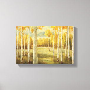 Aspens in Autumn Canvas Print