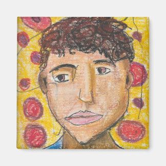 Aspen's self portrait magnet