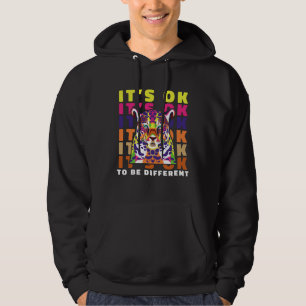 Asperger Syndrome ITS OK TO BE DIFFERENT Autism Cr Hoodie