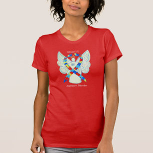 Asperger's Disorder Awareness Ribbon Angel Shirt