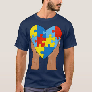 Aspergers Syndrome Heart Colourful Puzzle 1 T-Shirt