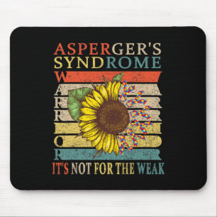 Asperger's Syndrome Warrior Mouse Pad