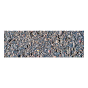 Asphalt and pebbles texture photo print