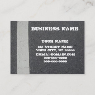 Asphalt Paving Business Card
