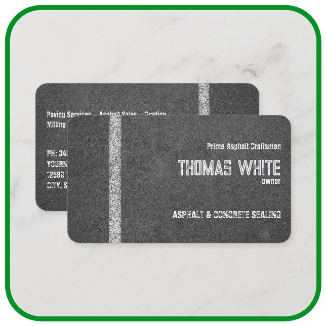 Asphalt Paving Business Card (Creator Uploaded)