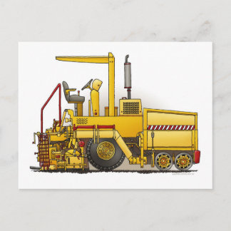 ASphalt Paving Machine Post Card