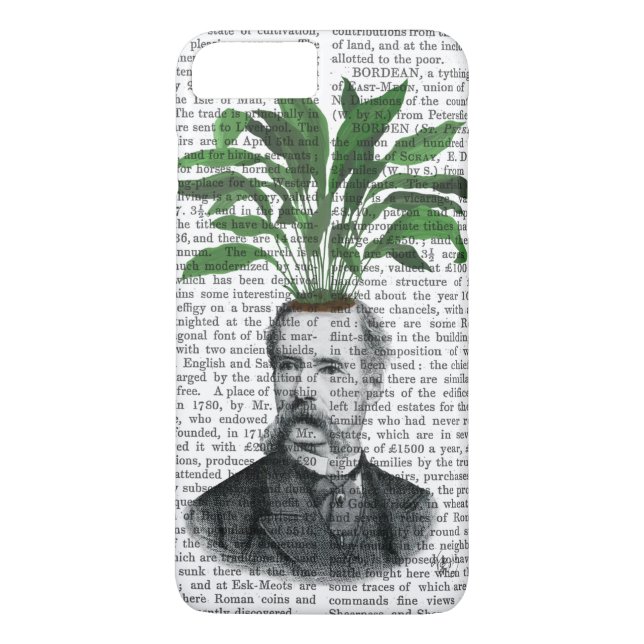 Aspidistra Head Plant Head Case-Mate iPhone Case (Back)