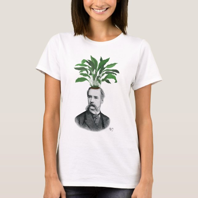 Aspidistra Head Plant Head T-Shirt (Front)