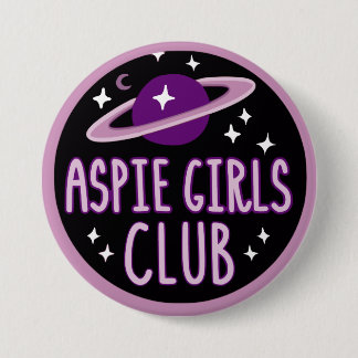 Aspie Girls Club (space logo) button