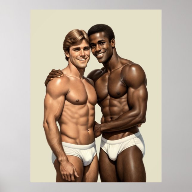 Aspirational Unity: Dual Portrait of Joy Poster (Front)