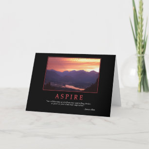 Aspire Greeting Card