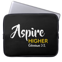 ASPIRE HIGHER Inspirational Christian Black
