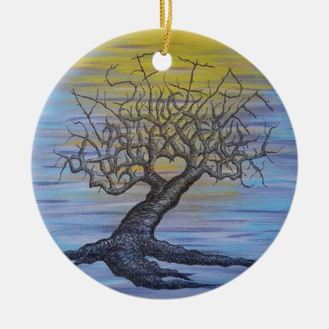 Aspire Love Tree Ceramic Tree Decoration (Front)