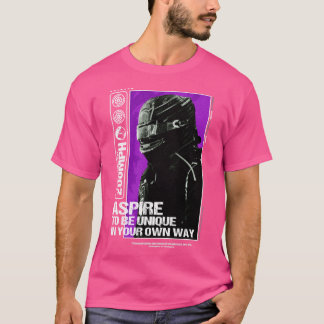 Aspire Motivational F1 Driver Design T-Shirt