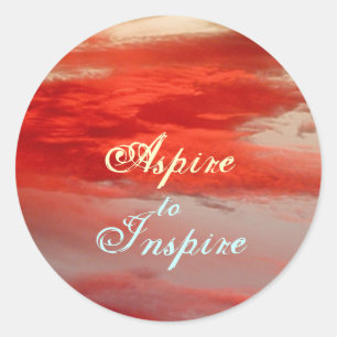 "Aspire to Inspire" Sticker