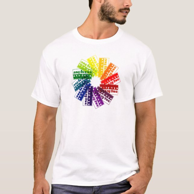 Asplenia Colour Wheel T-Shirt (Front)