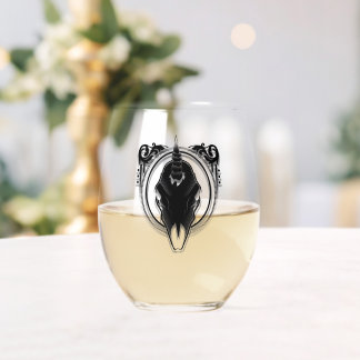 asrarilillisk stemless wine glass