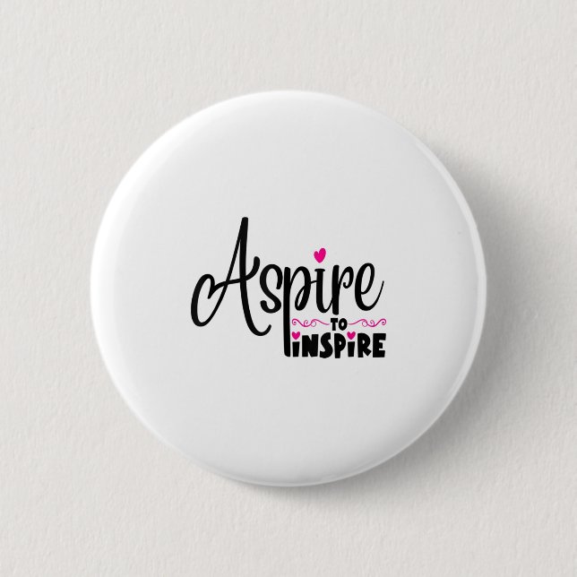 Asre To Insre Sitive Motivational Gift Tee Tank To 6 Cm Round Badge (Front)