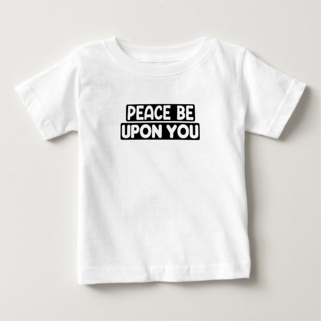 Assalamu Alaikum Peace Be Upon You Islamic Arabic Baby T-Shirt (Front)