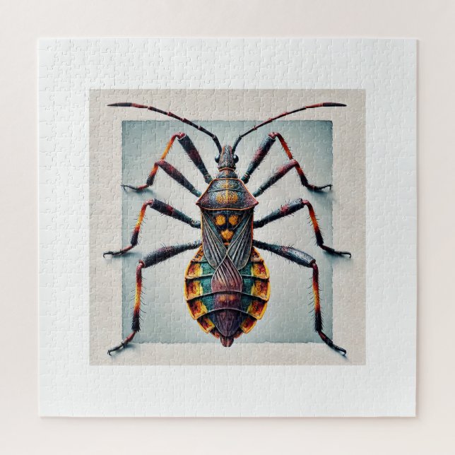 Assassin Bug 260924IREF222 - Watercolor Jigsaw Puzzle (Vertical)
