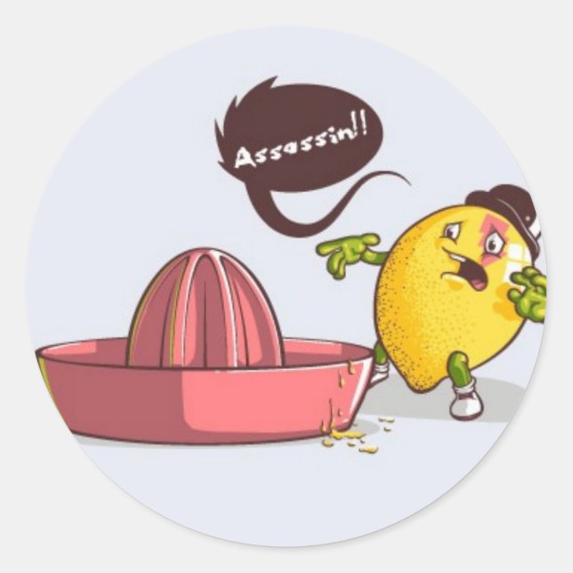 Assassin! Classic Round Sticker (Front)