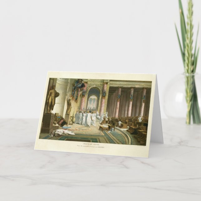 Assassination of Julius Caesar Card (Front)