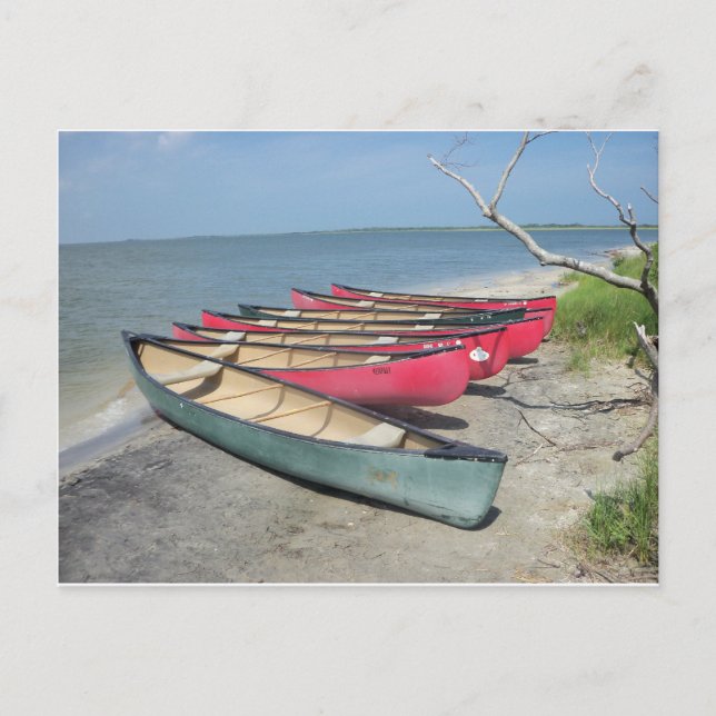 Assateague Canoes Postcard (Front)