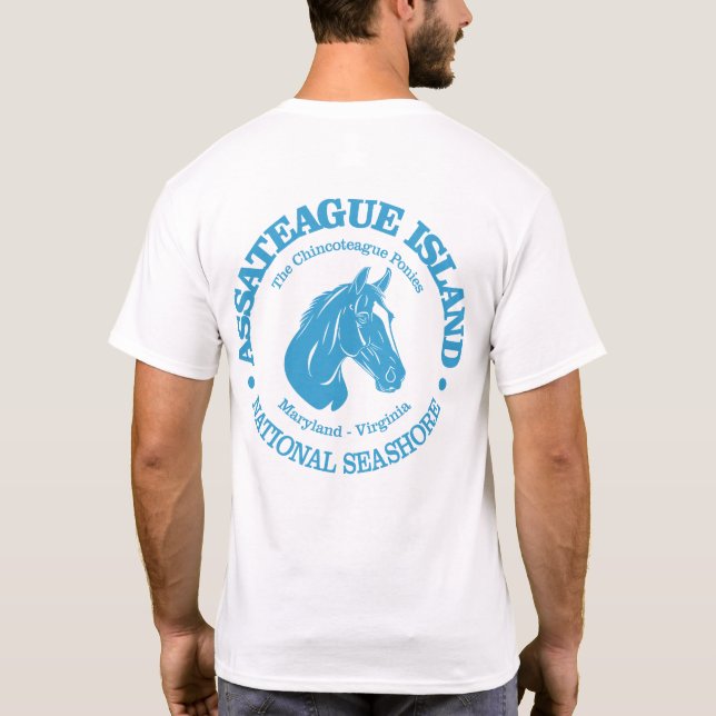 Assateague Island (pony) T-Shirt (Back)