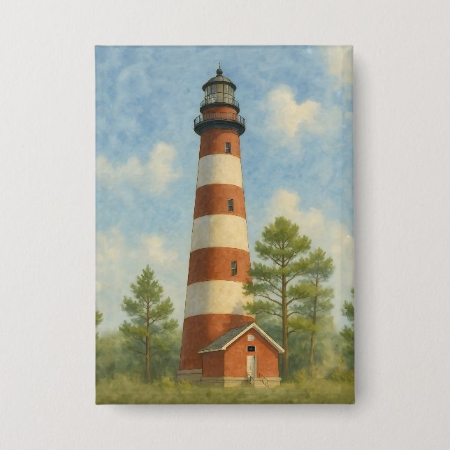 Assateague Lighthouse Watercolor (Front)