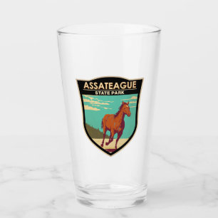 Assateague State Park Maryland Badge Glass