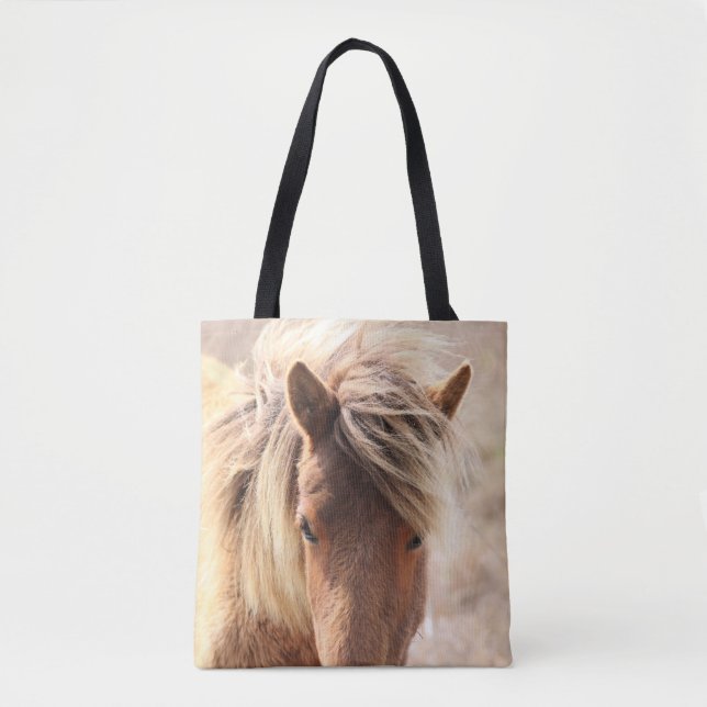 Assateague Wild Horse Tote Bag (Front)